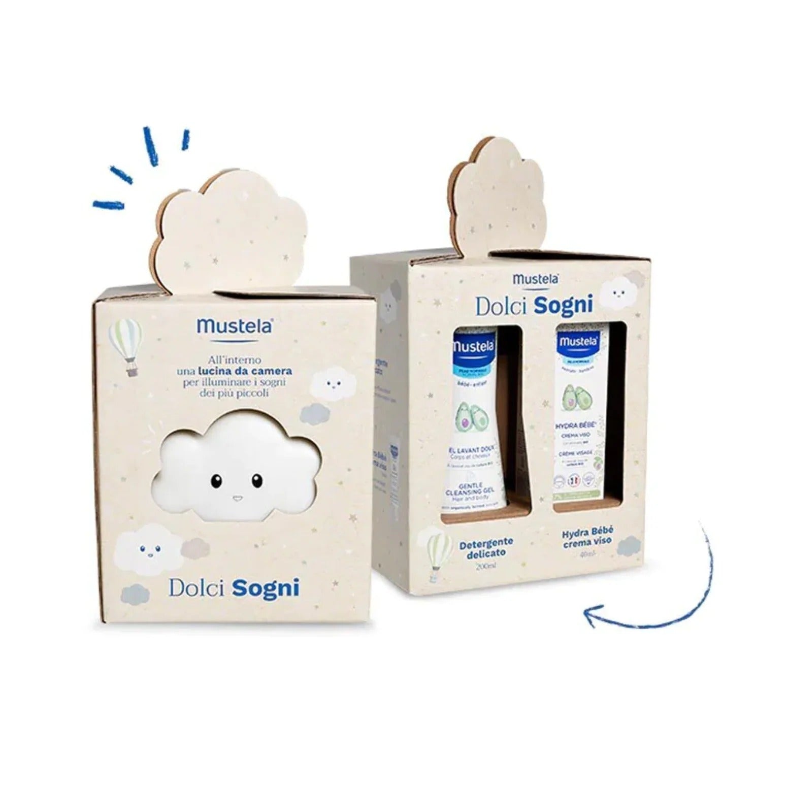 Cofanetto dolci sogni Mustela