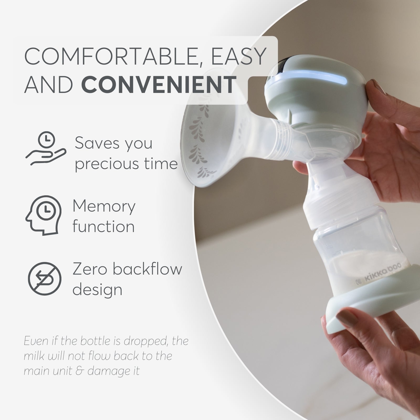 Tiralatte elettrico KikkaBoo Leia