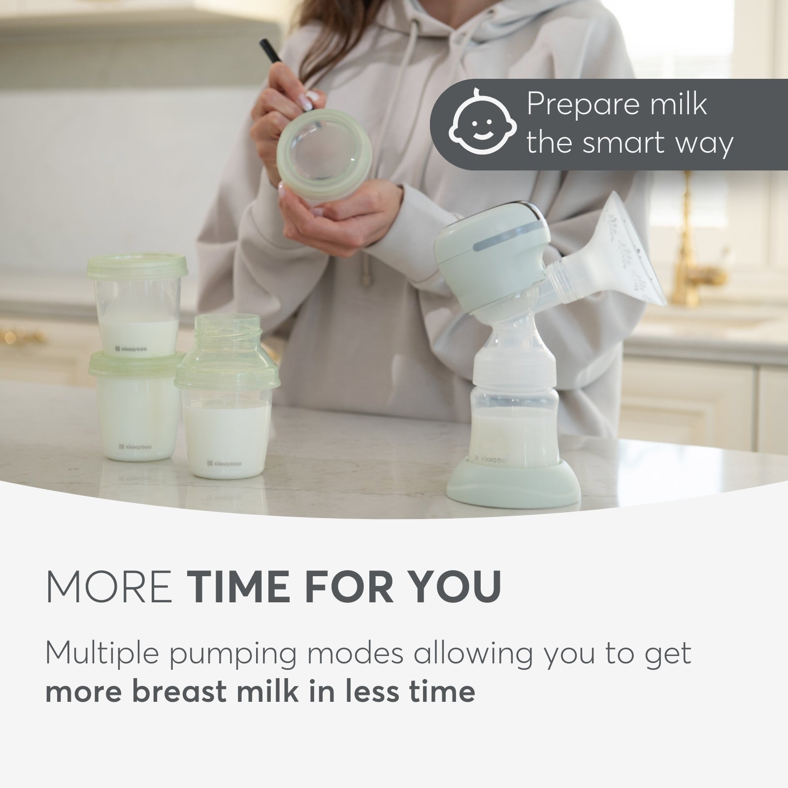 Tiralatte elettrico KikkaBoo Leia