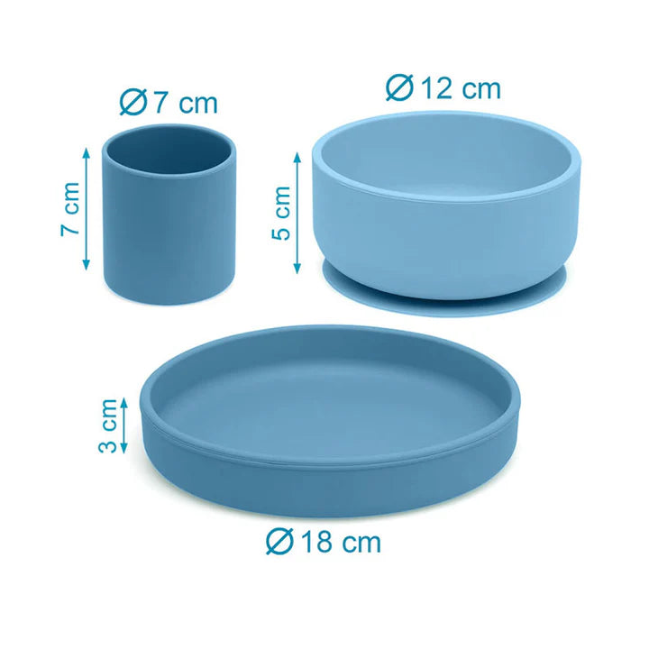 Set pappa in silicone kiokids