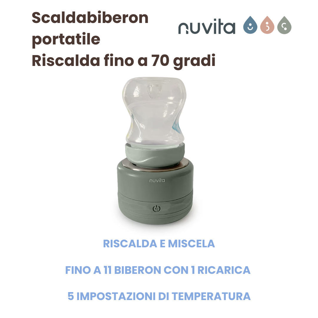 Scaldabiberon portatile Nuvita 70 gradi