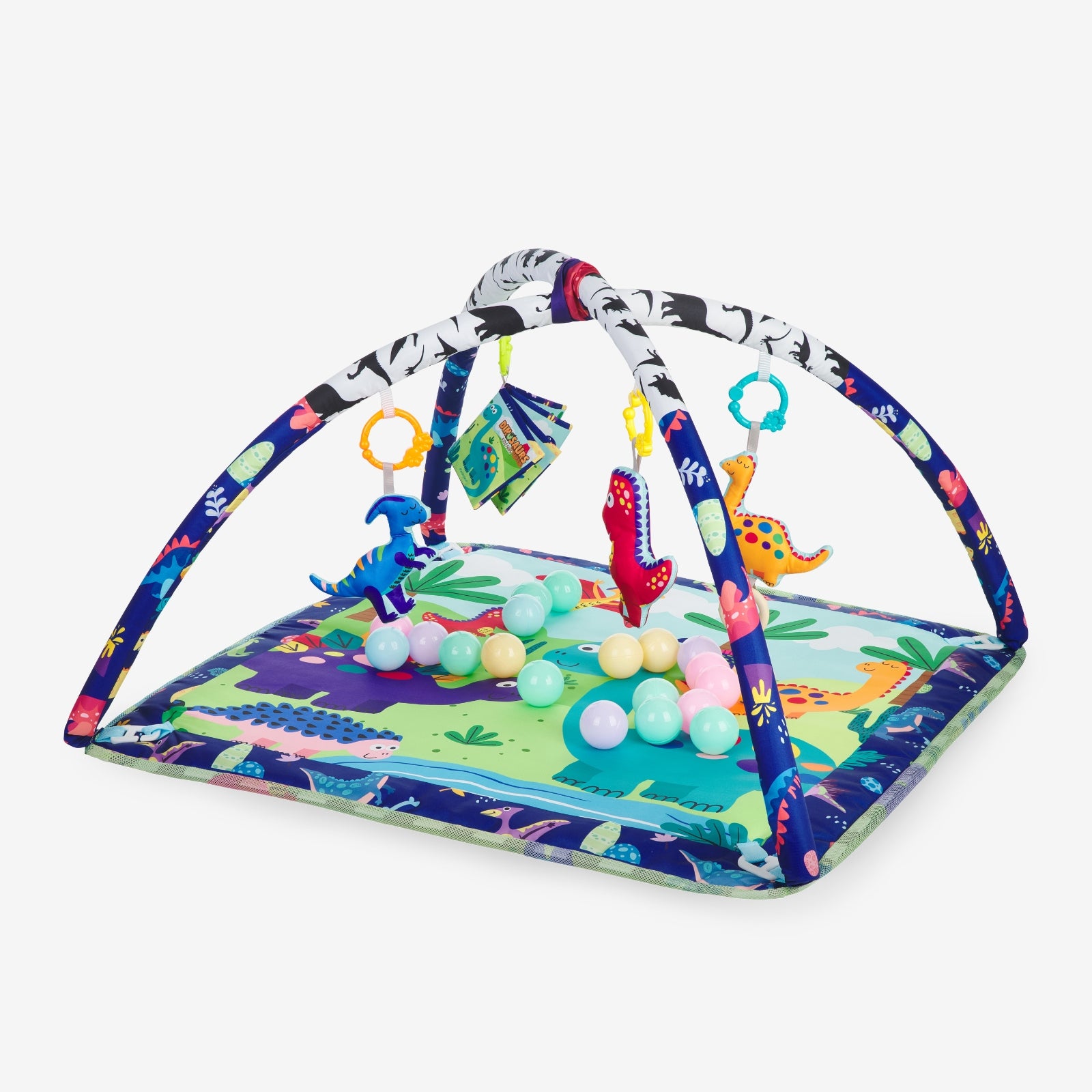 Palestrina KikkaBoo con 18 palline Dino Forest