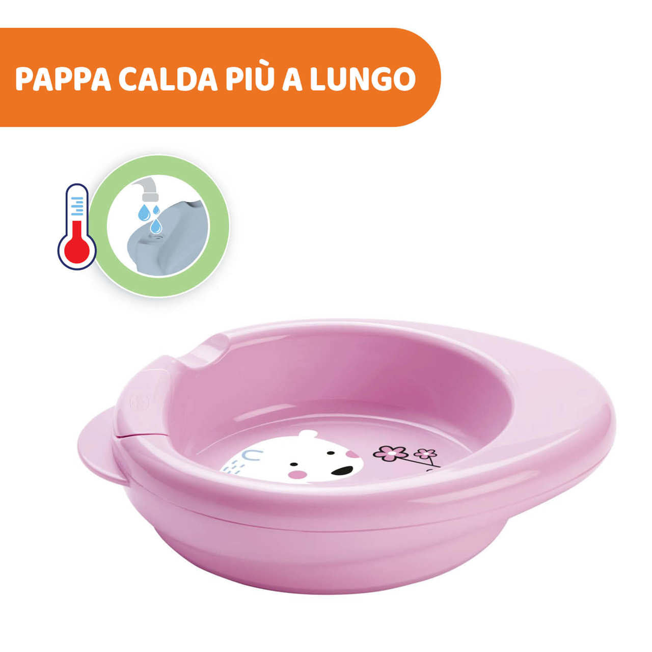 Piattino pappa calda Chicco