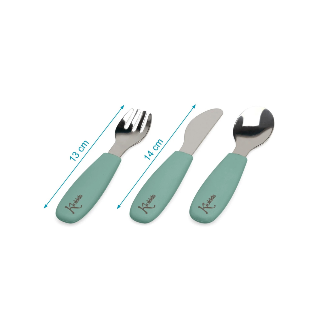 Set 3 posate in acciaio