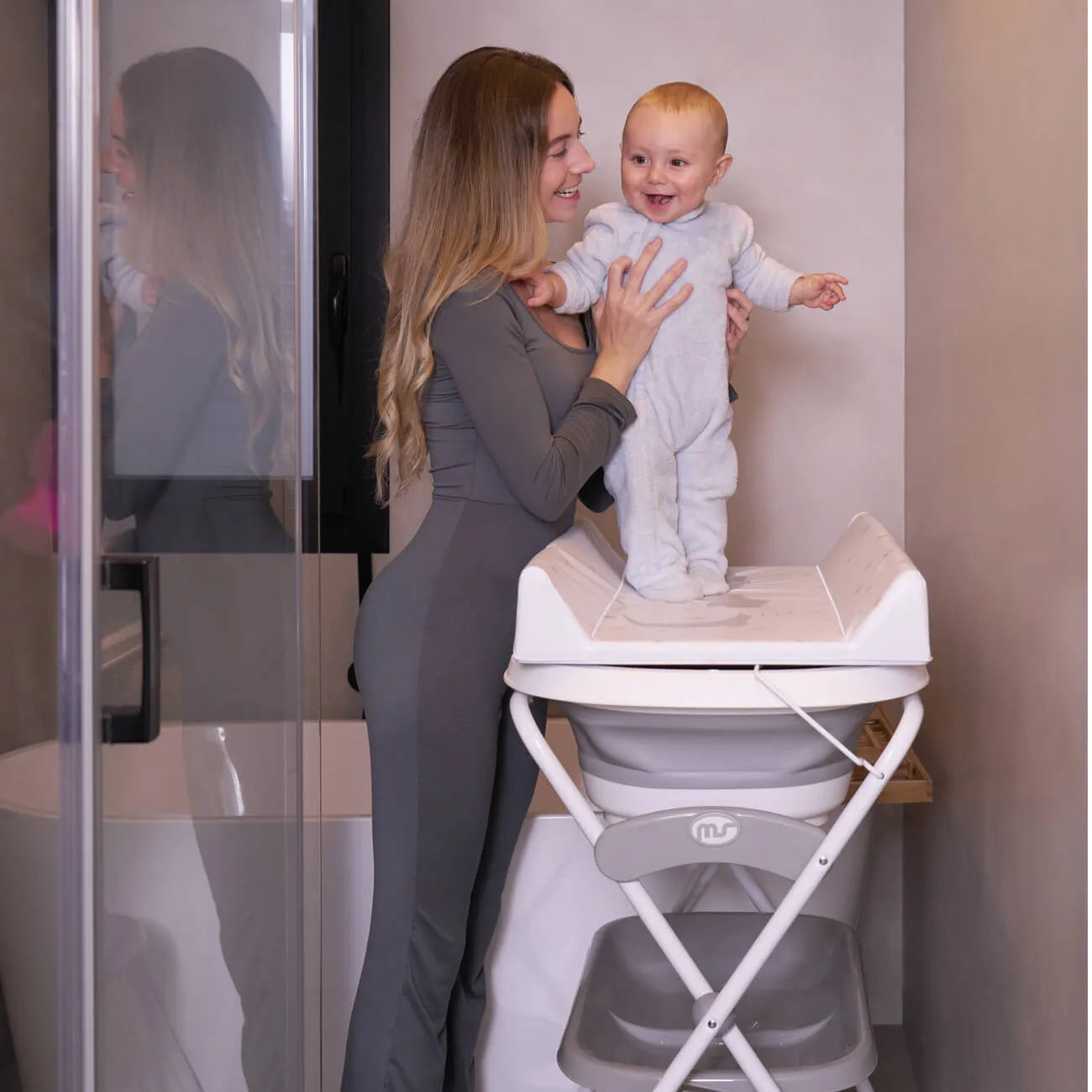 Vaschetta + fasciatoio Ms