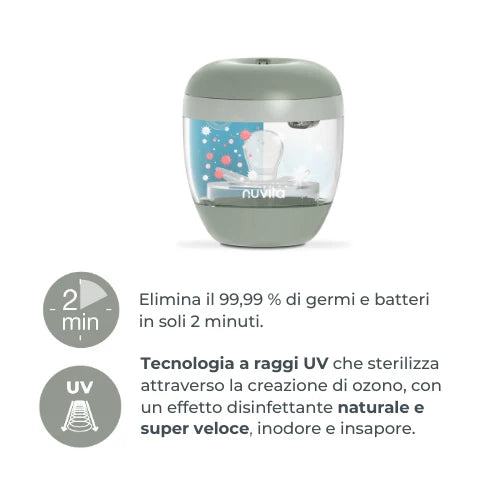 Sterilizzatore portatile ciuccio Nuvita