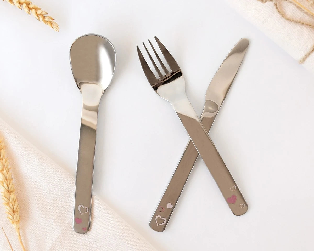 Set 3 posate in acciaio inossidabile