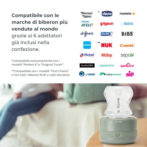 Scaldabiberon portatile Nuvita 70 gradi