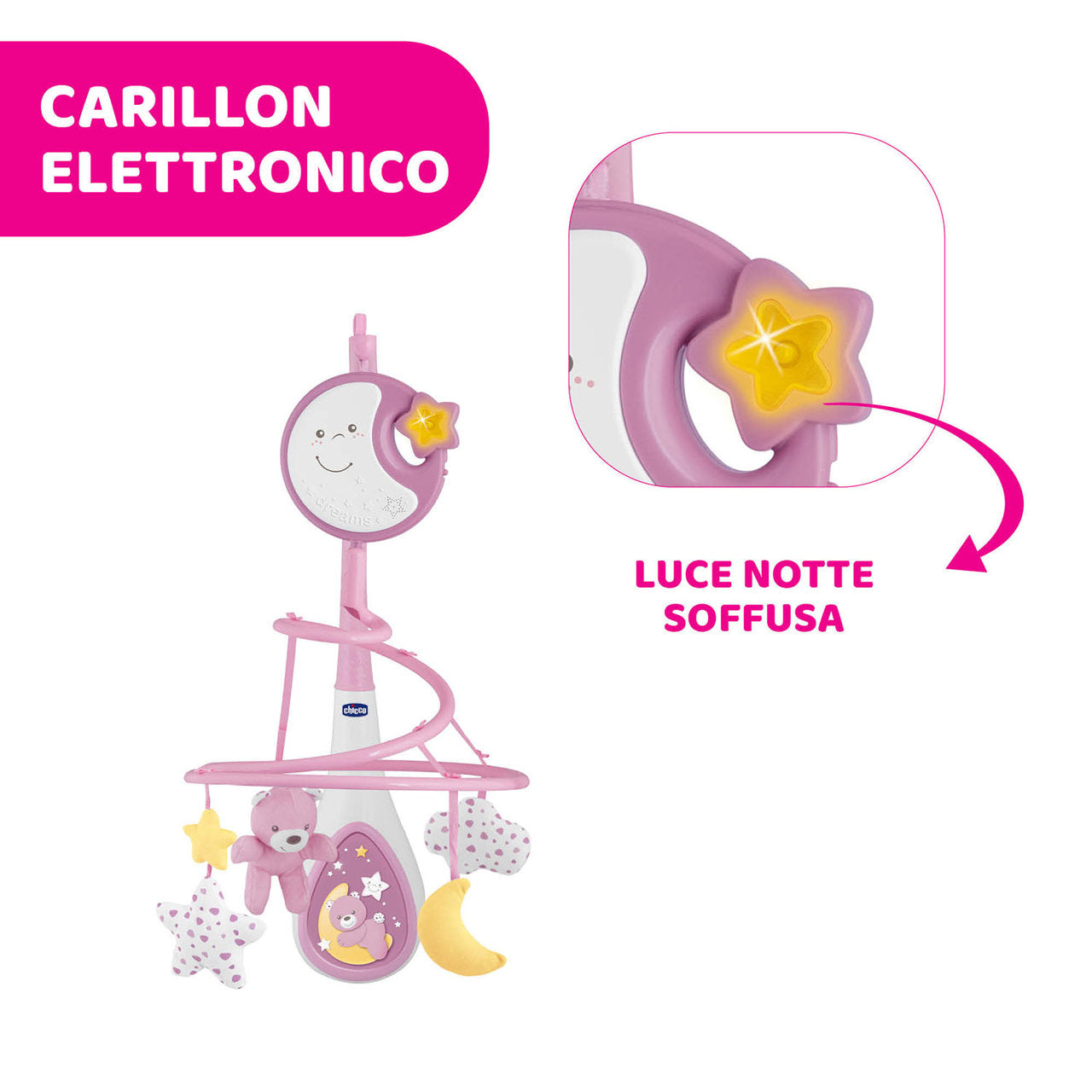Next2Dreams Giostrina Rosa Chicco
