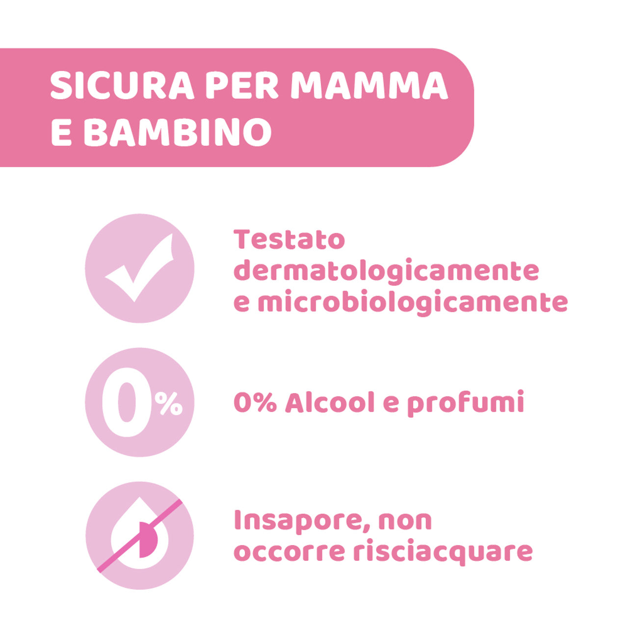 Salviette detergenti seno 16pz. Chicco