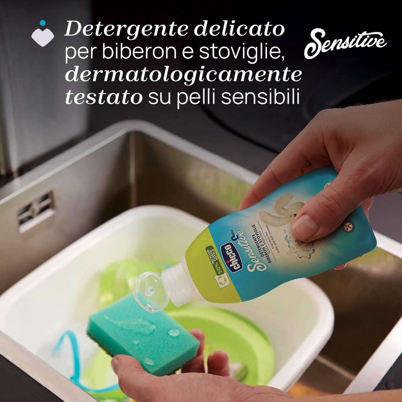 Detergente stoviglie e biberon Chicco 200ml