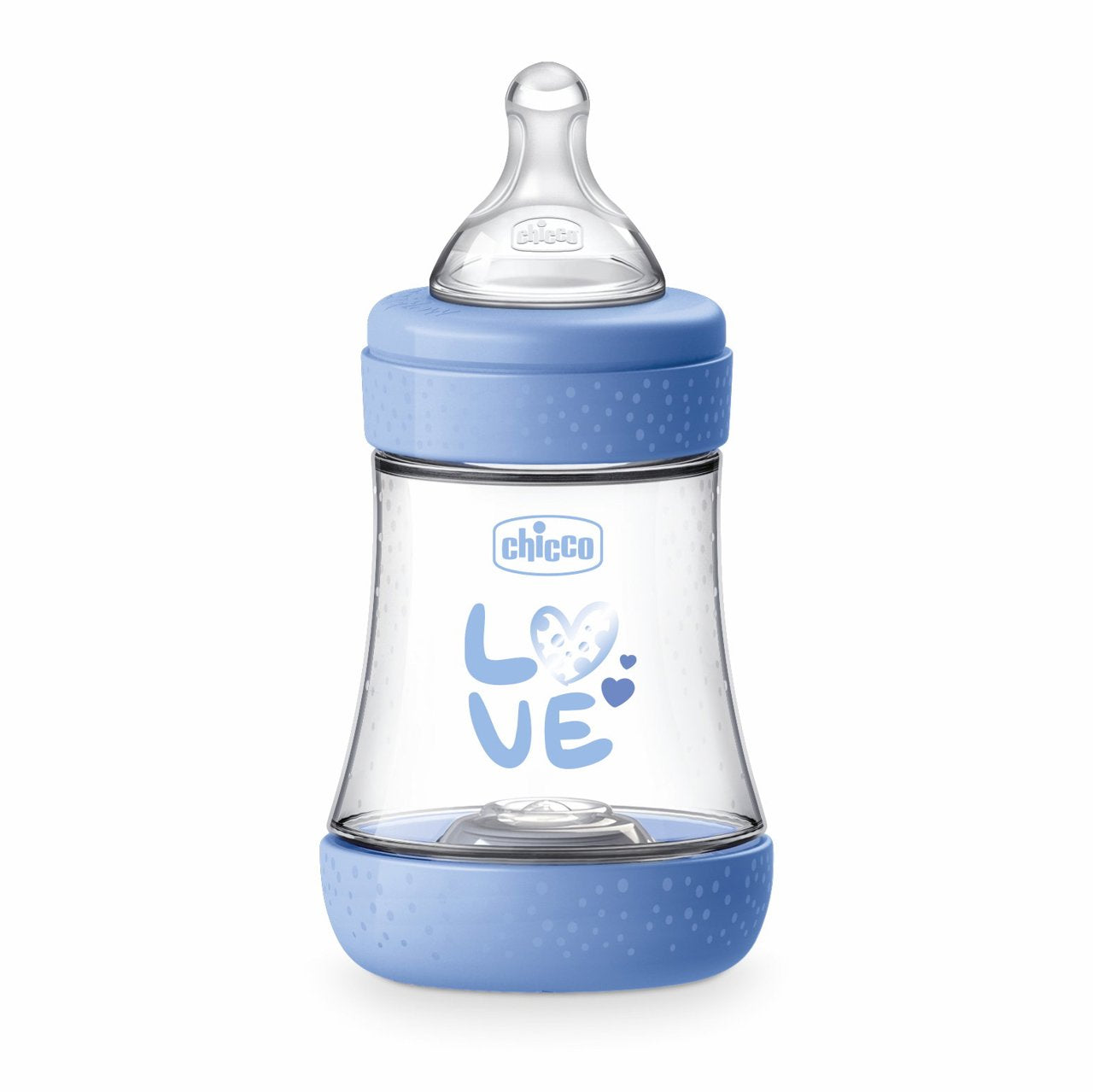 Biberon Perfect 0+ 150ml plastica Azzurro