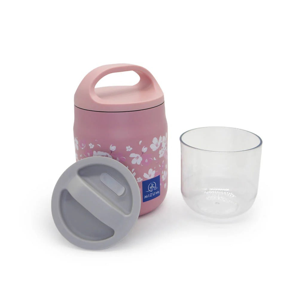 MIZU YUME FOOD 2IN1- THERMOS PAPPA 600ml CON CONTENITORE 300ml IN TRITAN