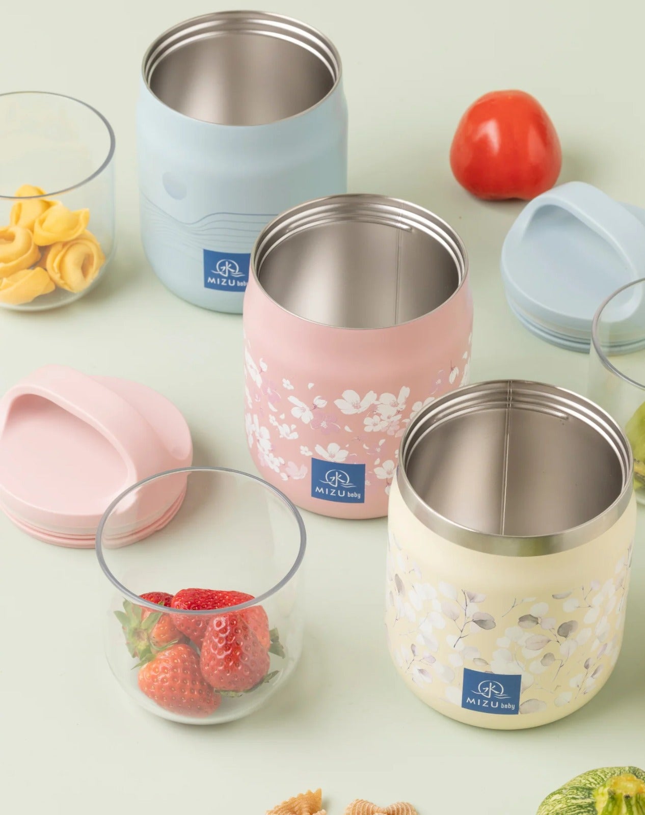 MIZU YUME FOOD 2IN1- THERMOS PAPPA 600ml CON CONTENITORE 300ml IN TRITAN