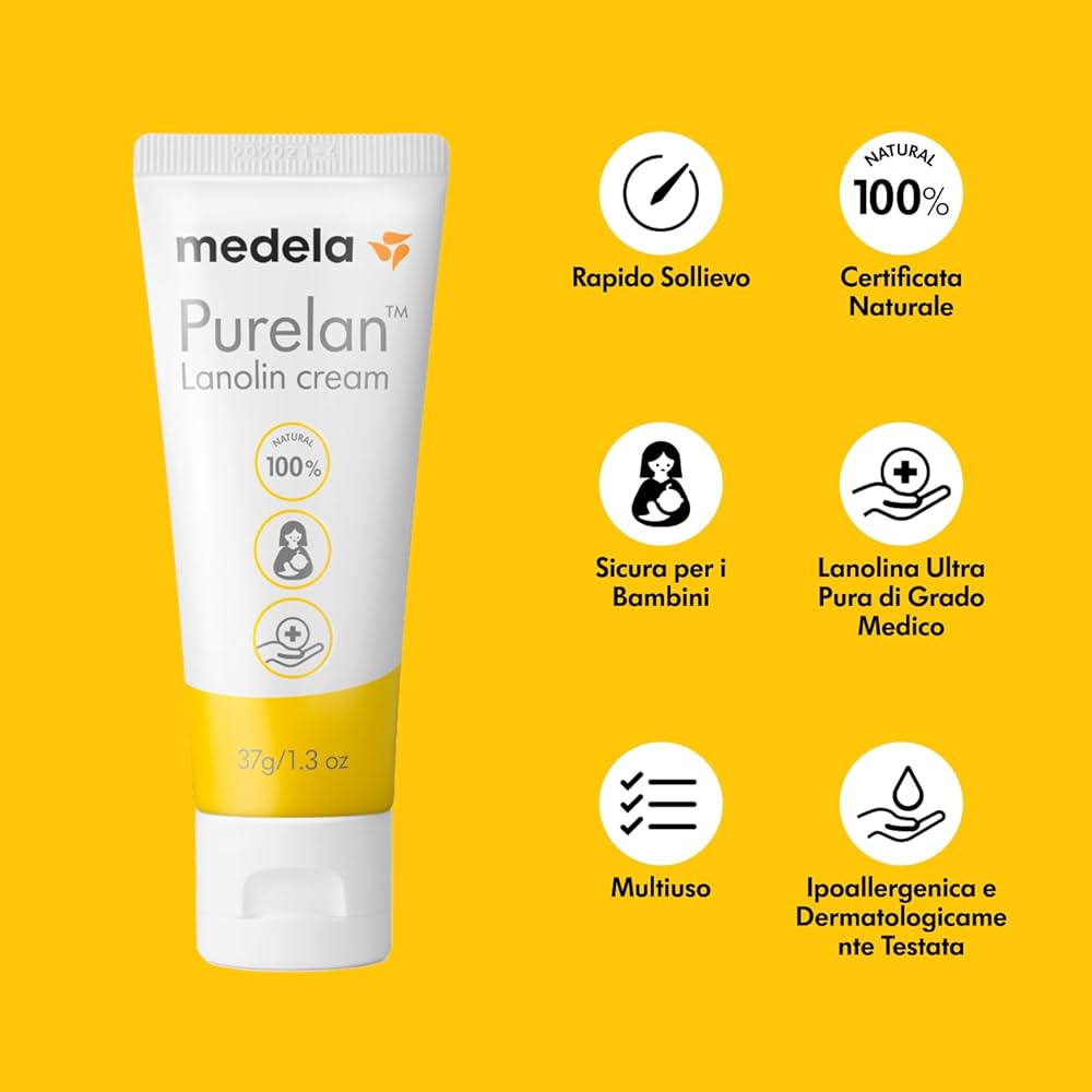 Purelan Medela: crema per capezzoli alla lanolina