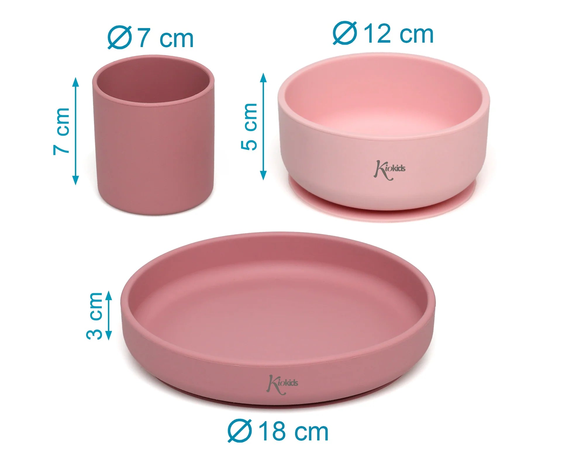 Set pappa in silicone kiokids