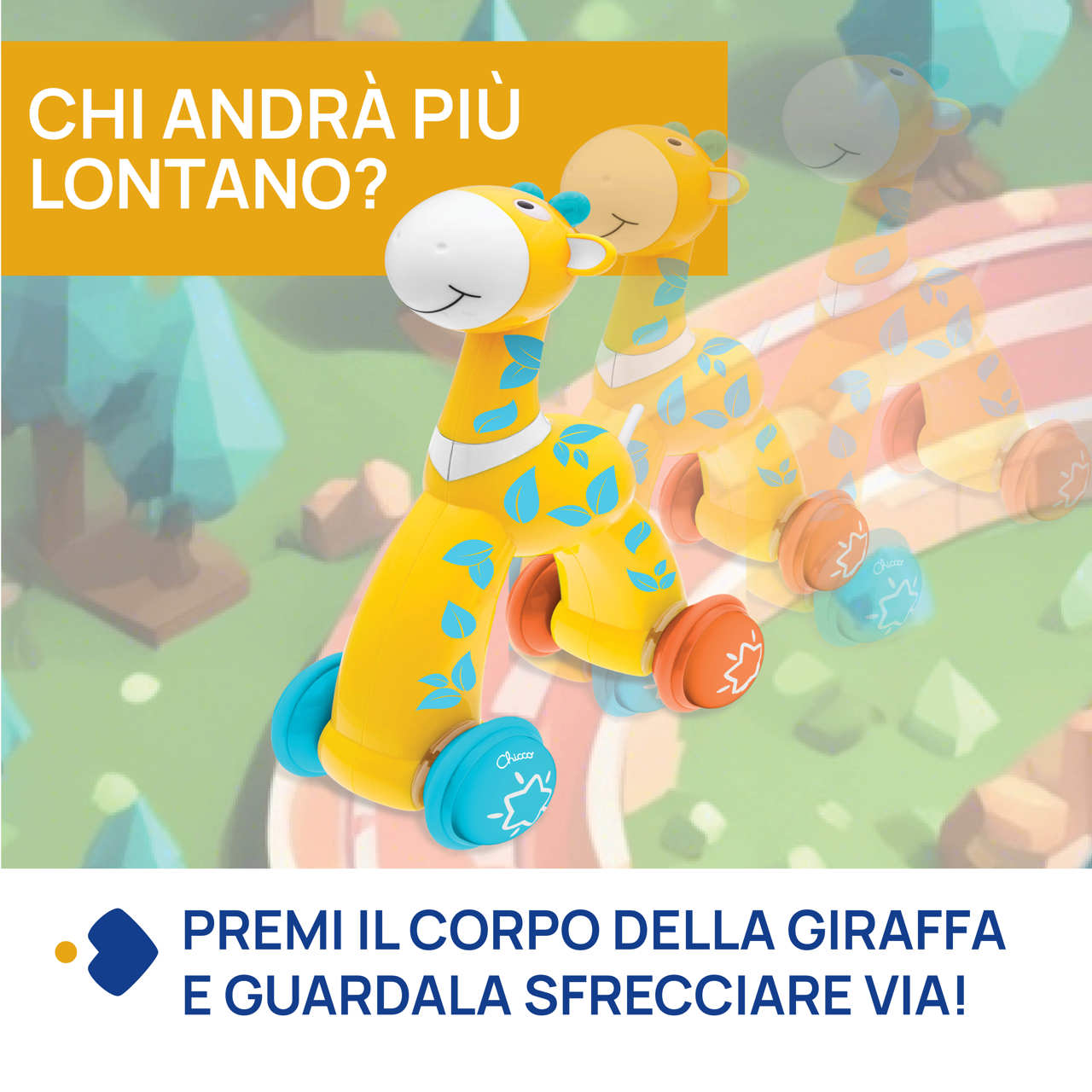 Giraffa push&go Chicco
