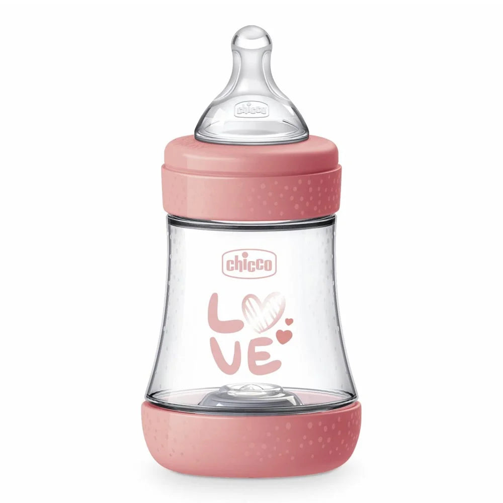 Biberon Perfect 0+ 150ml in plastica Rosa