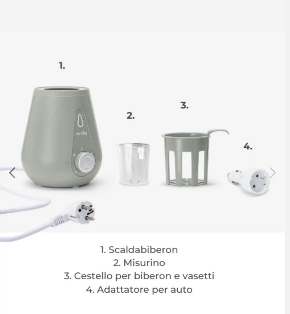 NUVITA Scaldabiberon casa/auto