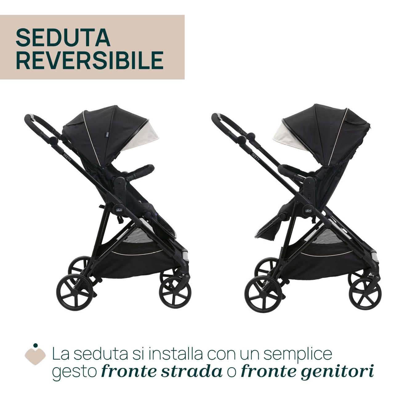 Chicco Seety Etna black