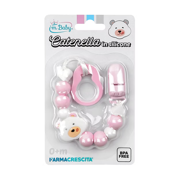 I'm baby Catenella in silicone Rosa