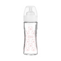 Biberon Vetro 6+ 300ml Rosa