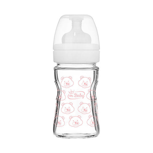 Biberon Vetro 0+ 150ml Rosa