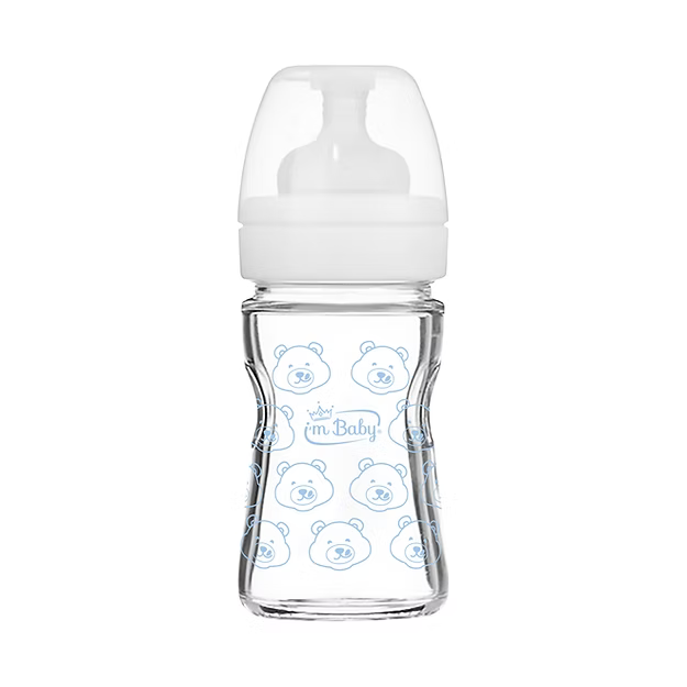 Biberon Vetro 0+ 150ml Azzurro