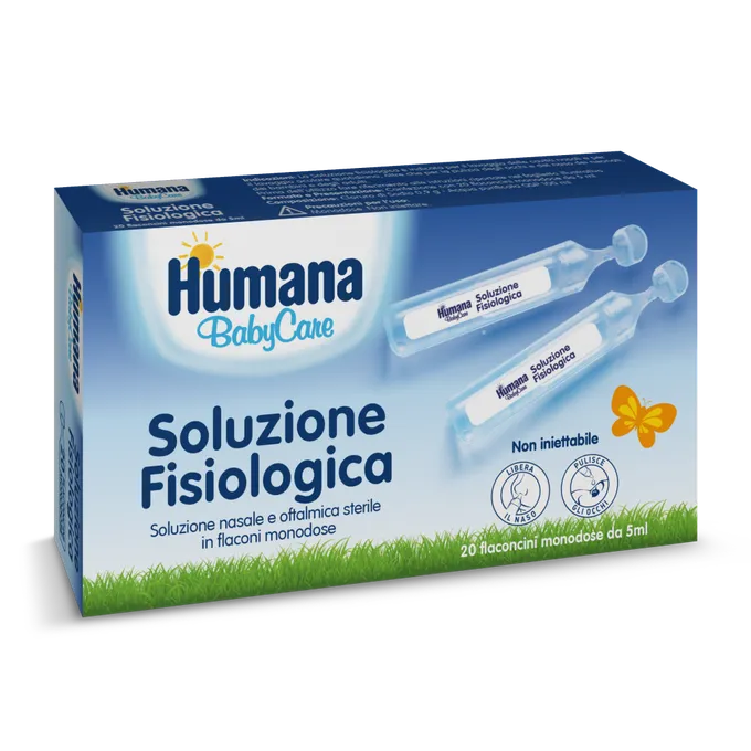 Soluzione fisiologica 20 flaconcini monodose