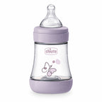 Biberon Perfect 0+ 150ml in plastica lilla