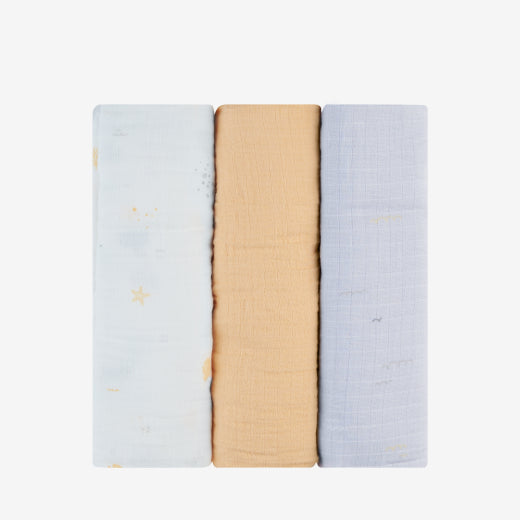 Mussoline in cotone set 3pz Kikka boo