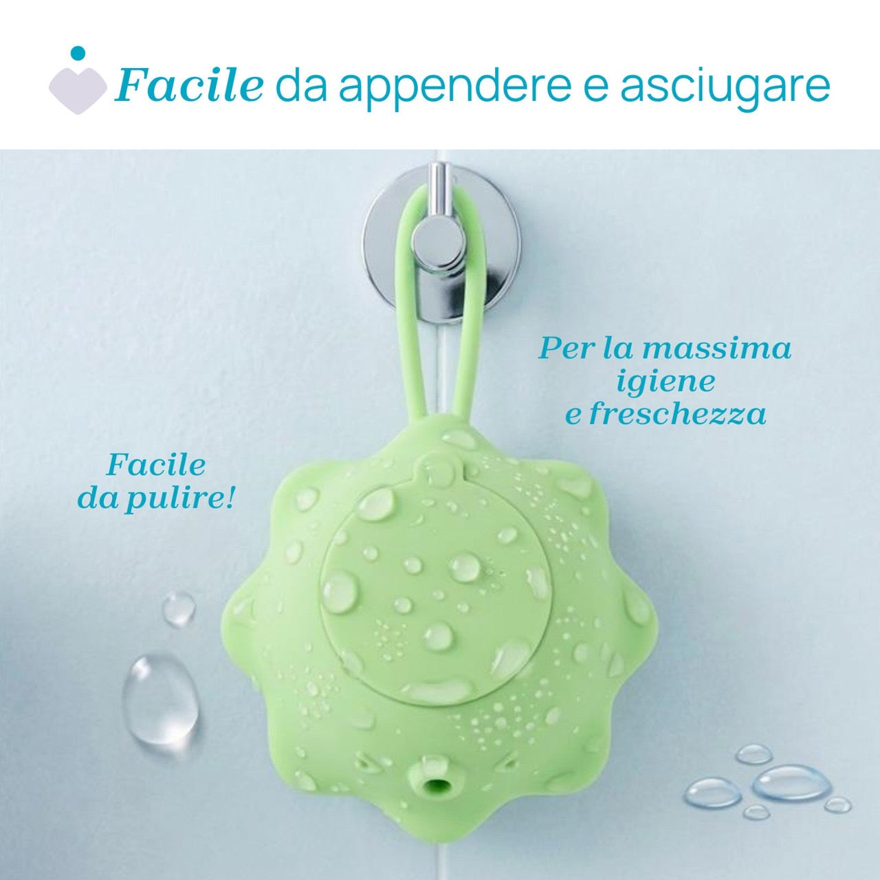 SPAZZOLA CORPO CON DISPENSER INTEGRATO