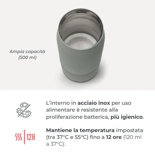 Bollitore scalda latte portatile nuvita