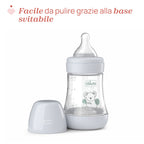 Biberon Perfect 0+ 150ml plastica grigio