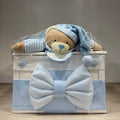 Baule in legno Piccolo Azzurro