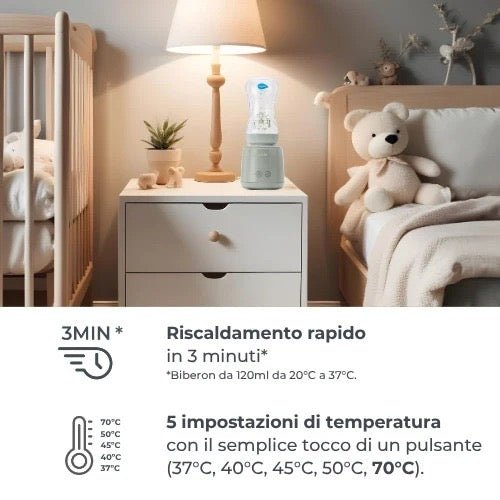 Scaldabiberon portatile Nuvita 70 gradi