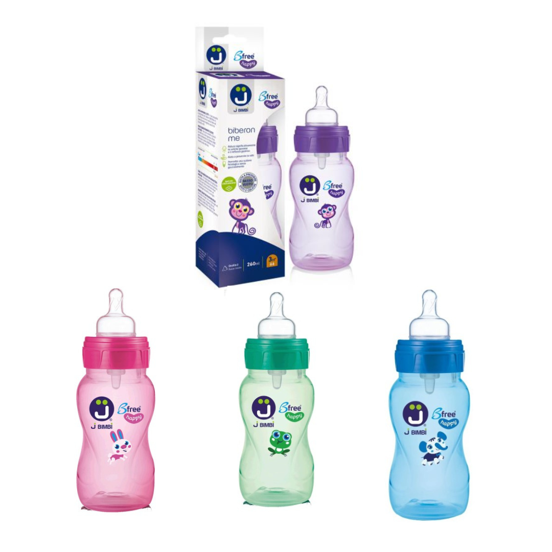 Biberon Bfree me J Bimbi 260ml 3m+