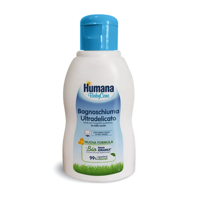 Humana baby care bagnoschiuma ultradelicato 200ml