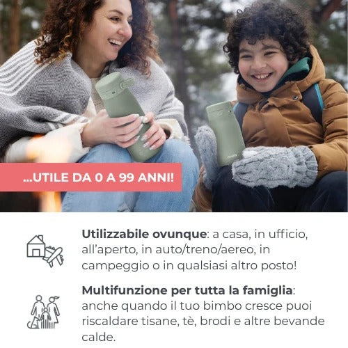Bollitore scalda latte portatile nuvita