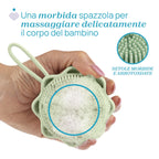SPAZZOLA CORPO CON DISPENSER INTEGRATO