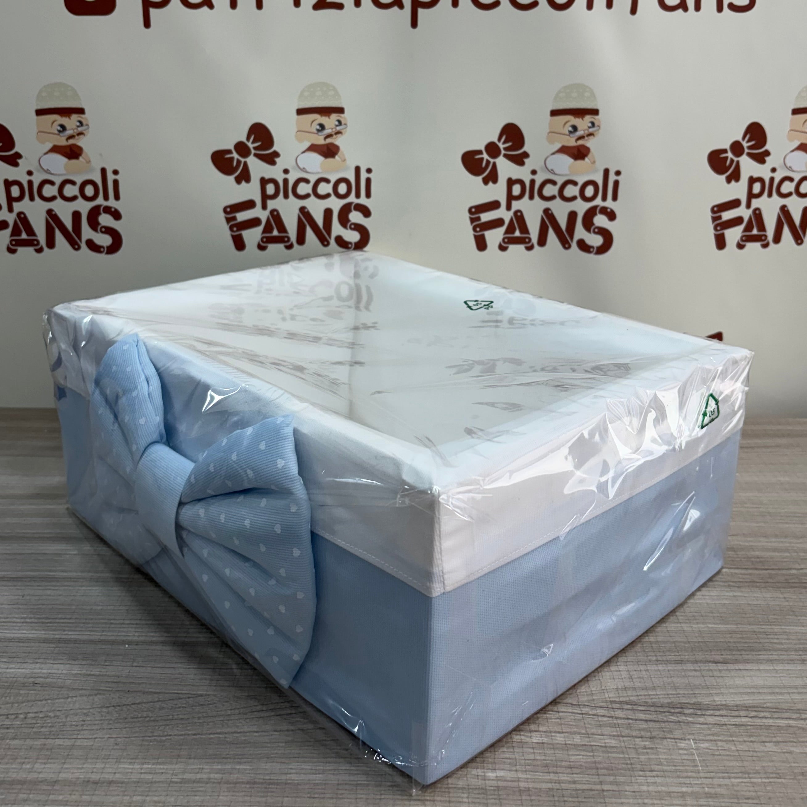 Cesto in legno Azzurro