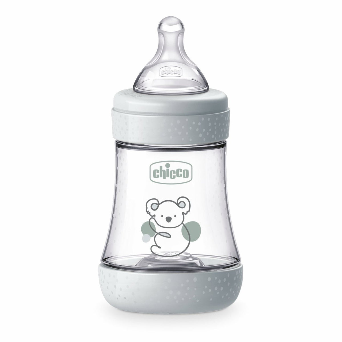 Biberon Perfect 0+ 150ml plastica grigio