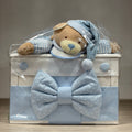 Baule in legno Piccolo Azzurro