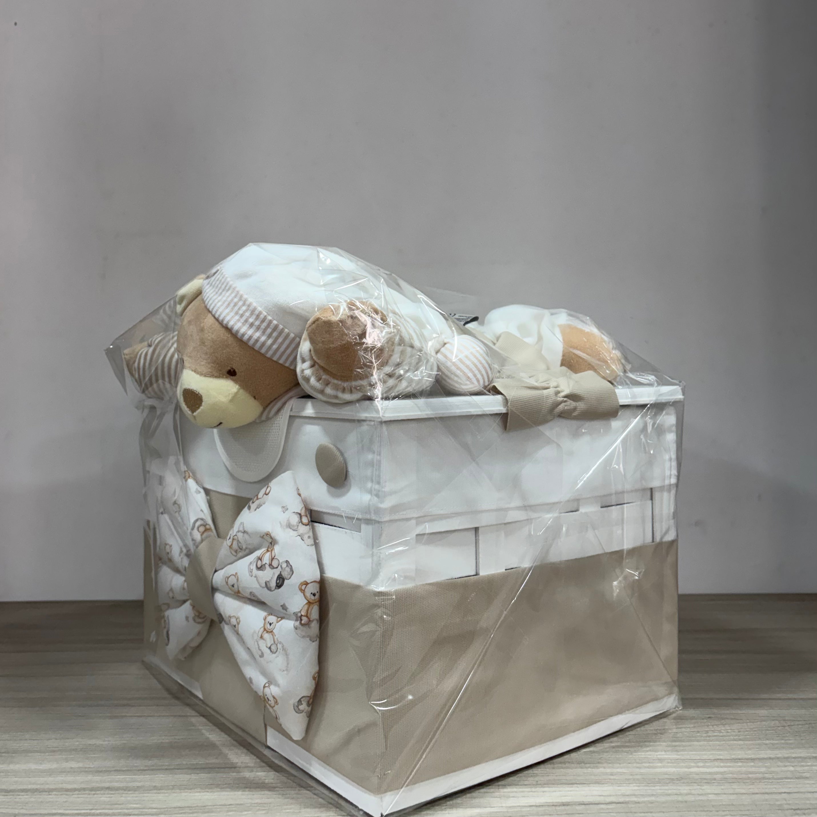 Baule in legno Piccolo Beige