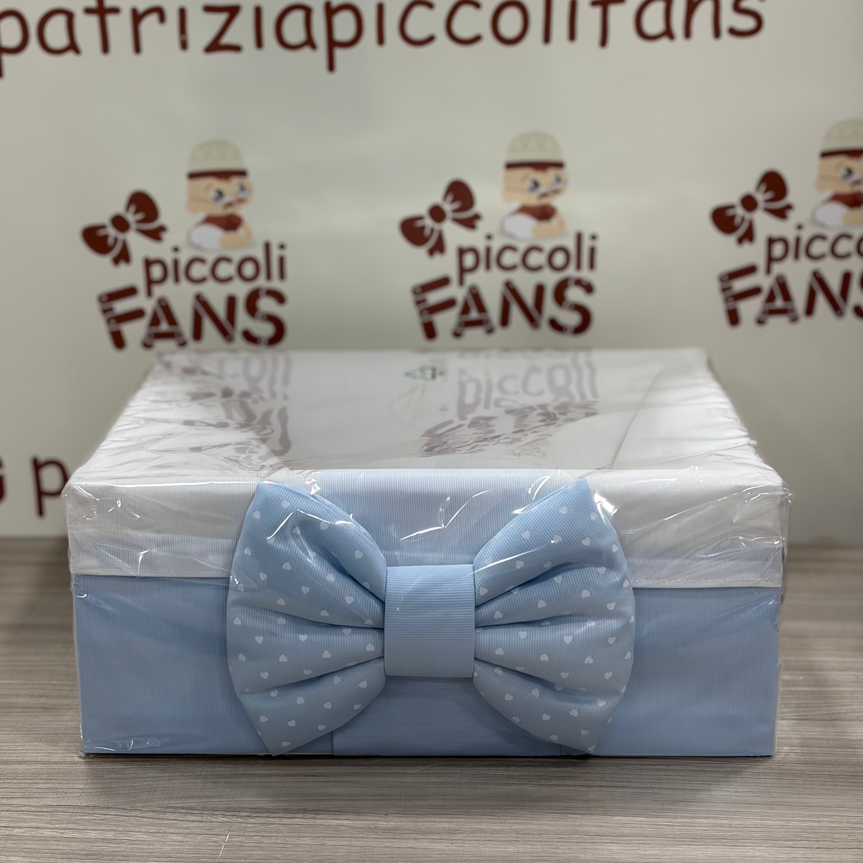 Cesto in legno Azzurro