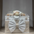 Baule in legno grande beige