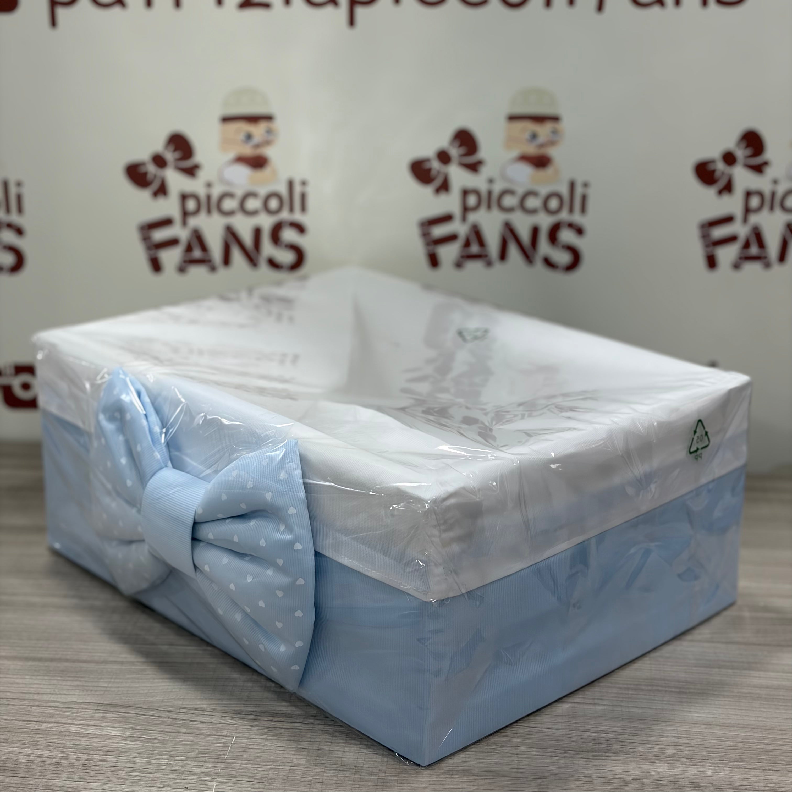 Cesto in legno Azzurro