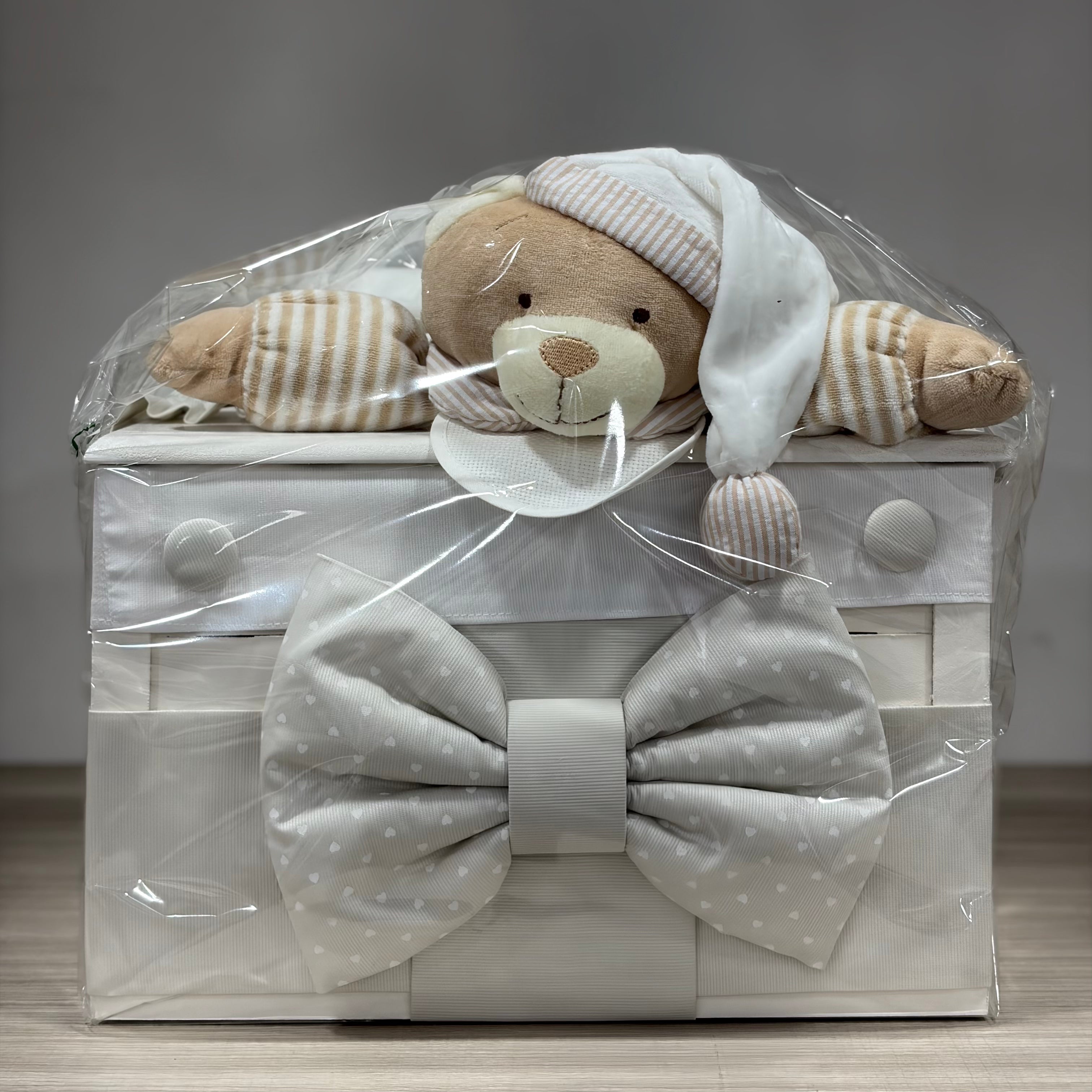 Baule in legno Beige
