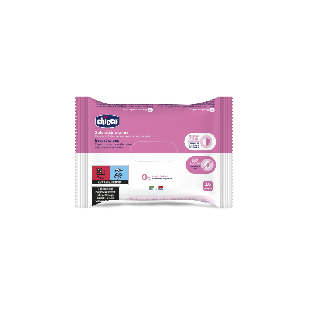 Salviette detergenti seno 16pz. Chicco