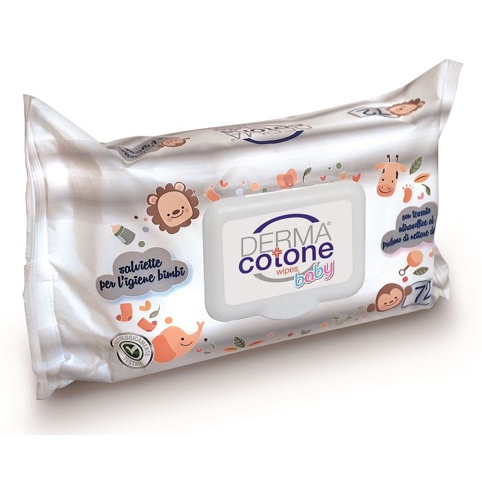 Salviettine derma cotone baby 72pz